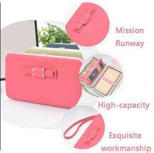 Rose pink wallet/phone case